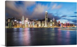 Hong Kong China Blue-1-Panel-26x18x1.5 Thick