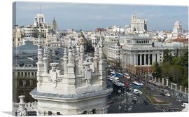 Madrid Spain Skyline-1-Panel-26x18x1.5 Thick