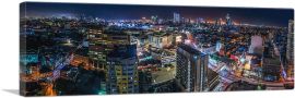 Manila Philippines Skyline at Night-1-Panel-60x20x1.5 Thick