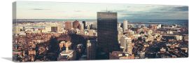 Montreal Canada Skyline Panoramic-1-Panel-36x12x1.5 Thick
