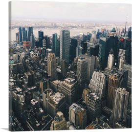 New York Aerial View-1-Panel-12x12x1.5 Thick