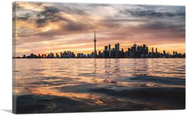 Toronto Canada Skyline-1-Panel-12x8x.75 Thick
