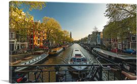 Canal of Amsterdam Netherlands