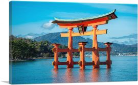 Itsukushima Shrine Tori Gate, Japan-1-Panel-26x18x1.5 Thick