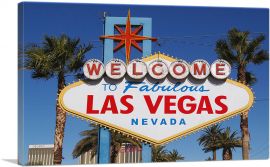 Welcome to Las Vegas Sign-1-Panel-26x18x1.5 Thick