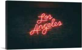 Los Angeles Neon Sign-1-Panel-26x18x1.5 Thick