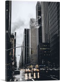 Rainy Streets of New York-1-Panel-26x18x1.5 Thick