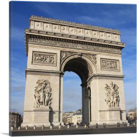 Arc de Triomphe Paris France-1-Panel-18x18x1.5 Thick
