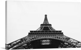 Ground View of the Eiffel Tower Paris France-1-Panel-40x26x1.5 Thick