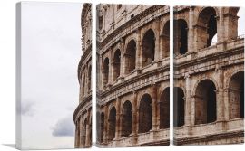 Colosseum Flavian Amphitheatre Rome Italy-3-Panels-90x60x1.5 Thick