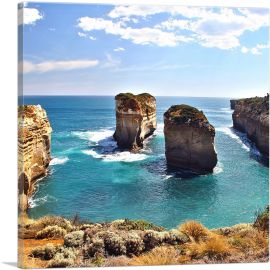 Cliffs on the Coast of Australia-1-Panel-12x12x1.5 Thick