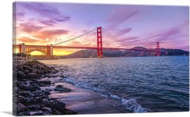 Golden Gate Bridge San Francisco-1-Panel-12x8x.75 Thick
