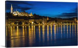 Budapest Capital of Germany Parliament Skyline-1-Panel-12x8x.75 Thick