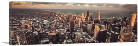 City of Chicago Panoramic-1-Panel-36x12x1.5 Thick