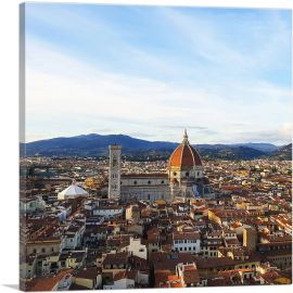 Florence Italy Santa Maria del Fiore Cathedral-1-Panel-36x36x1.5 Thick