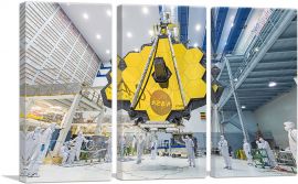 NASA James Webb Telescope Engineering-3-Panels-60x40x1.5 Thick