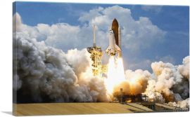 NASA Rocket Blasts Off Into Outer Space-1-Panel-18x12x1.5 Thick