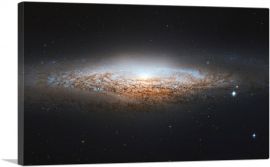 NG 2683 Barred Spiral Galaxy Hubble Telescope-1-Panel-12x8x.75 Thick