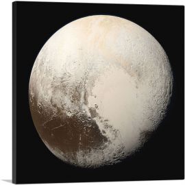Planet Pluto Ninth Planet From the Sun-1-Panel-18x18x1.5 Thick