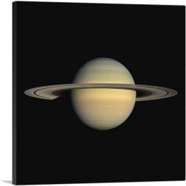 Planet Saturn Sixth Planet From the Sun-1-Panel-26x26x.75 Thick