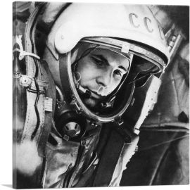 Russian Yuri Gagarin First Man in Space-1-Panel-18x18x1.5 Thick