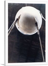 Sputnik 1 First Earth USSR Russian Satellite Ready for Launch-1-Panel-60x40x1.5 Thick