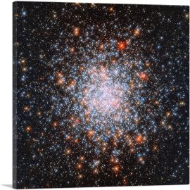 Star Cluster Hubble Telescope Millions of Solar Systems-1-Panel-18x18x1.5 Thick