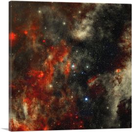 Cygnus OB2 Nebula Stellar Cradle Hubble Telescope-1-Panel-18x18x1.5 Thick
