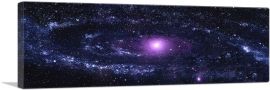 Ultraviolet Andromeda Galaxy Panoramic Hubble Telescope-1-Panel-36x12x1.5 Thick