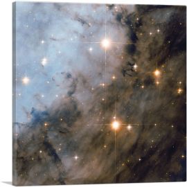 Hubble Telescope Eagle Nebula-1-Panel-36x36x1.5 Thick