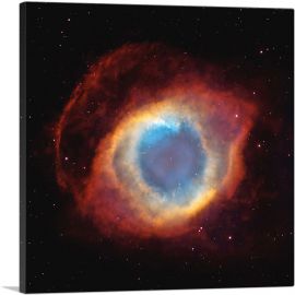 Hubble Telescope Helix Nebula Ring Eye of God-1-Panel-18x18x1.5 Thick