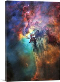 Hubble Telescope Lagoon Nebula-1-Panel-60x40x1.5 Thick