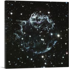 Hubble Telescope Remains of a Supernova Cassiopeia A-1-Panel-36x36x1.5 Thick