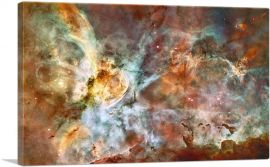 Hubble Telescope Star Birth Carina Nebula-1-Panel-18x12x1.5 Thick