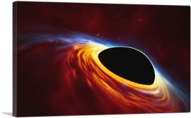Hubble Telescope Supermassive Black Hole-1-Panel-40x26x1.5 Thick