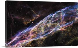 Hubble Witch's Broom Veil Nebula-1-Panel-26x18x1.5 Thick