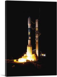 Kepler's Mission Space Telescope Delta II Rocket Launch-1-Panel-60x40x1.5 Thick