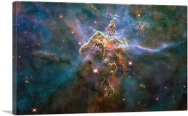Mystic Mountain Carina Nebula Hubble Telescope NASA Rectangle-1-Panel-12x8x.75 Thick