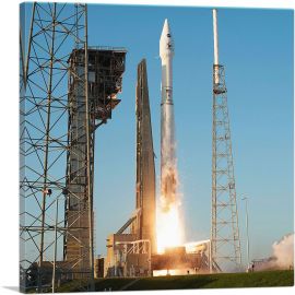 NASA Atlas V Engine Roars to Life During Liftoff-1-Panel-36x36x1.5 Thick
