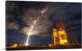 NASA Atlas V Rocket on Mission to International Space Station Light Arc-1-Panel-26x18x1.5 Thick
