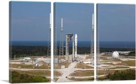 NASA Atlas V with GOES-R Arrives at Space Launch Complex 41-3-Panels-90x60x1.5 Thick