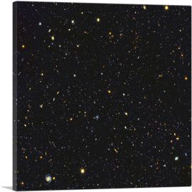NASA Hubble Telescope Extreme Deep Field Photograph-1-Panel-26x26x.75 Thick