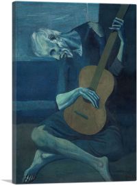 The Old Guitarist 1903-1-Panel-12x8x.75 Thick