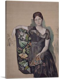 Olga in an Armchair 1918-1-Panel-12x8x.75 Thick