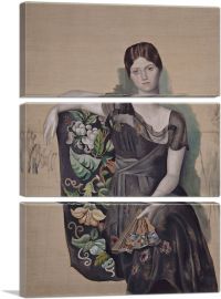 Olga in an Armchair 1918-3-Panels-60x40x1.5 Thick