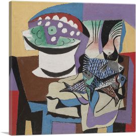Still Life With Fish 1923-1-Panel-12x12x1.5 Thick