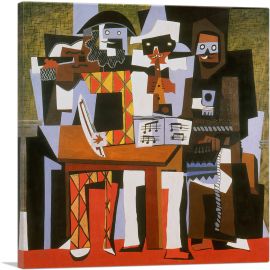 Three Musicians 1921-1-Panel-18x18x1.5 Thick