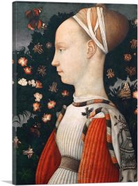 Portrait Of a Princess 1435-1-Panel-12x8x.75 Thick
