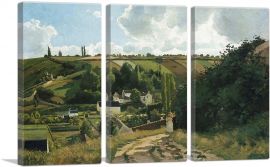 Jalais Hill Pontoise 1867-3-Panels-90x60x1.5 Thick