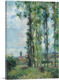 Landscape In Pontoise 1879-1-Panel-12x8x.75 Thick